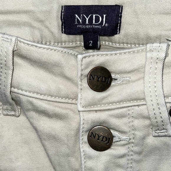 NYDJ Sheri Slim double button Jeans. - Picture 4 of 4